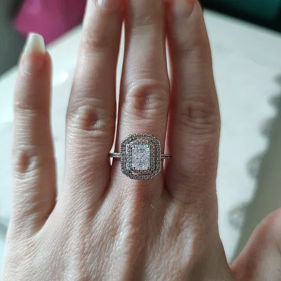 Radiant Halo Ring ๐ - Picture 5 of 6